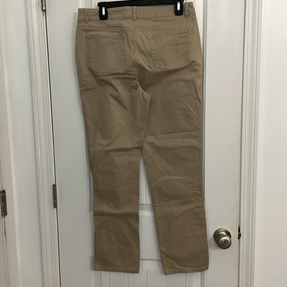Kim Rogers size 6 Khaki Pants - Picture 3 of 5